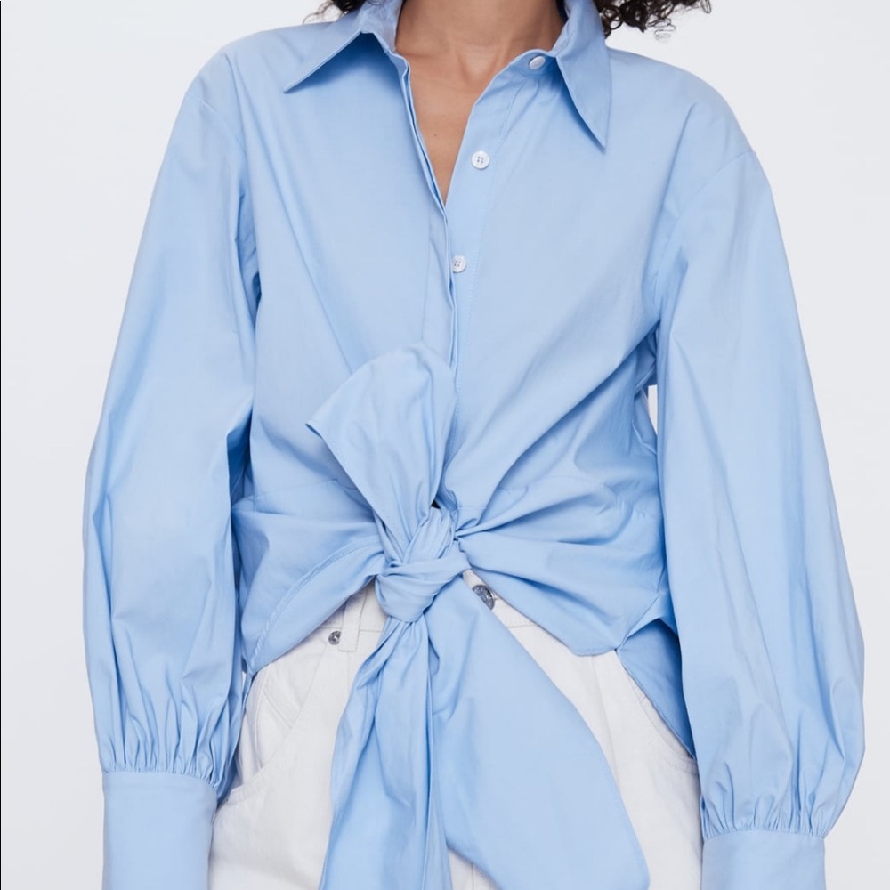 Zara Bloggers Favorite tie top - Picture 3 of 7